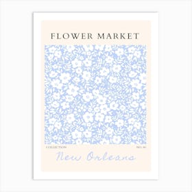 New Orleans Flower Market Art Print