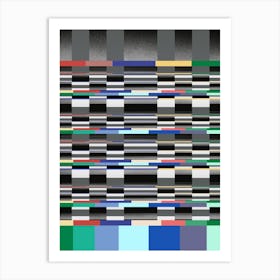 Tv Test Pattern Art Print