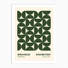 Bauhaus Exhibition pattern print 1 Poster