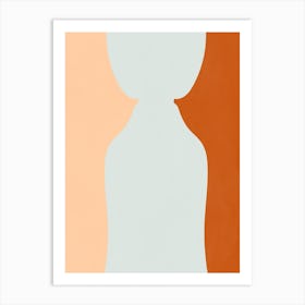 Women On Shape Art Print