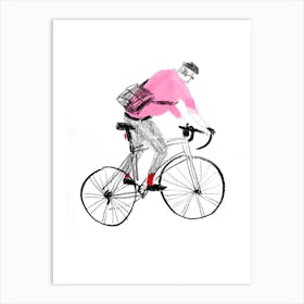 Coolest One On The Cycle Lane Art Print