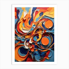 Abstract Painting 601 Art Print