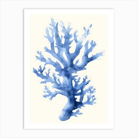 Blue Coral 4 Art Print