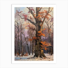 Tree In The Snow 1 Art Print