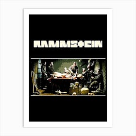 Rammstein - Satan Art Print