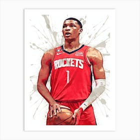 Jabari Smith Jr Houston Rockets 1 Art Print