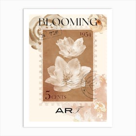 Blooming blooming Art Print