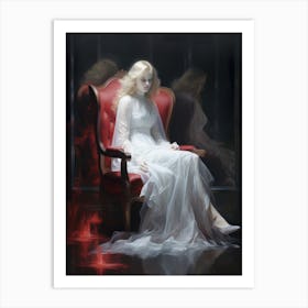 'The Ghost In The Chair' Art Print