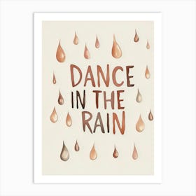 Dance In The Rain Art Print