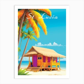 St Lucia 1 Art Print