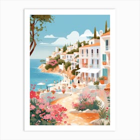 Ibiza Spain 9 Illustration Art Print