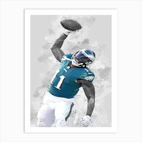 A.J. Brown Philadelphia Eagles Art Print