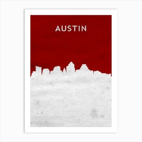 Austin Texas Art Print