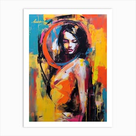 Abstract Of A Woman 1 Art Print