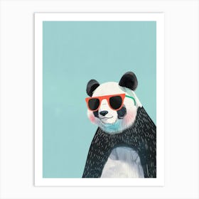 Panda Bear In Sunglasses 1 Art Print