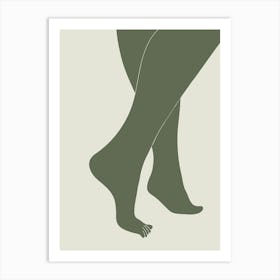 Green Legs_2455583 Art Print