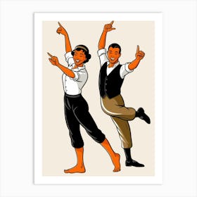 Dancers 5 Art Print