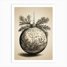 Christmas Ornament 2 Art Print