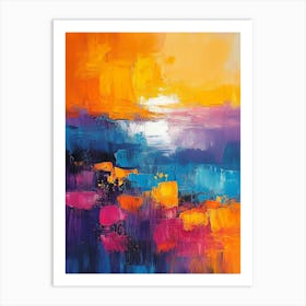 Abstract Painting Colourful Art Print