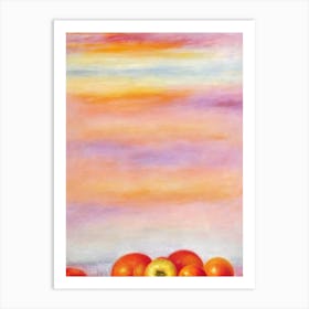 Sunrise Apples Fruit Art Print