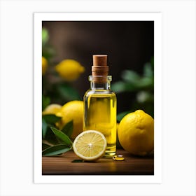 Oil And Lemons Art Print