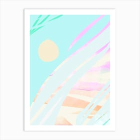 Summer on the ski slopes Art Print