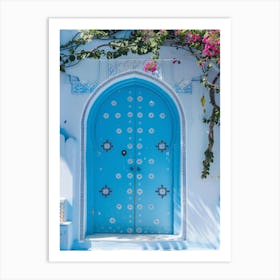 Blue Door In Morocco 3 Art Print