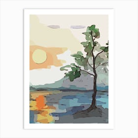 Landscape Painting 9 Art Print