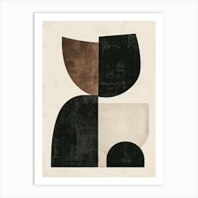 Bridgetown Stone Park Bauhaus Minimalist Art Print