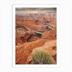 Colorado River Canyon Art Print