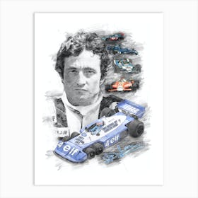 Patrick Depailler Art Print