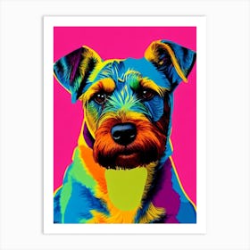 Airedale Terrier Andy Warhol Style Dog Art Print