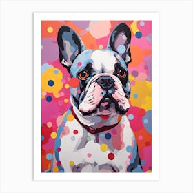 French Bulldog Pop Art Paint 3 Art Print