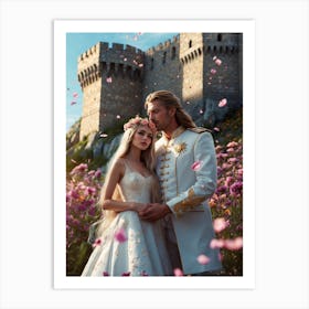 Cinderella Wedding Art Print