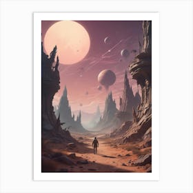 Alien Landscape 1 Art Print