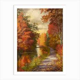 Autumn Road 1 Art Print