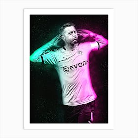 Marco Reus Style Galaxy Art Print