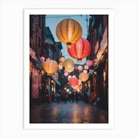 Chinese Lanterns 1 Art Print