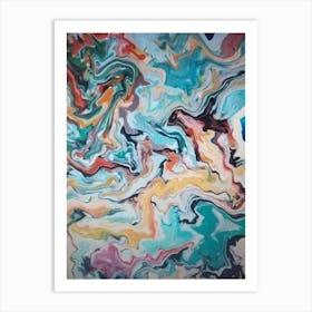 Abstract 38 By Binod Dawadi Art Print