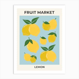 Fruit Market Lemon | 02 Art Print