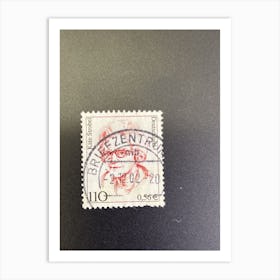 British Postage Stamp 1 Art Print