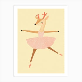 Ballet Deer Art Print