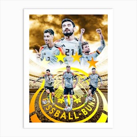 Germany Football Poster Art Print