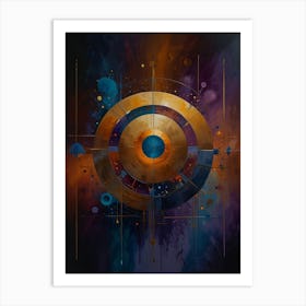 Abstract Space Painting Art Print