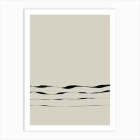 Wavy Lines 2 Art Print