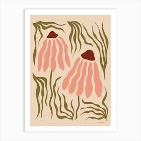 Echinacea 2 Art Print