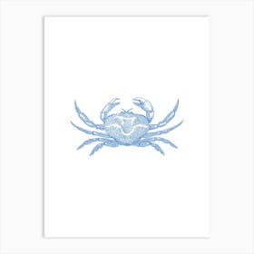 Blue Crab Art Print