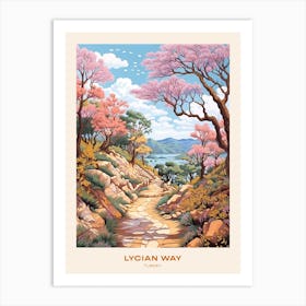 Lycian Way Turkey 2 Hike Poster Art Print