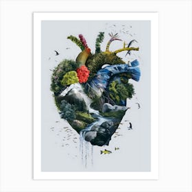 Heart Of Nature Art Print