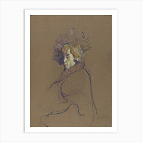 Jane Avril (1892), Henri de Toulouse-Lautrec Art Print